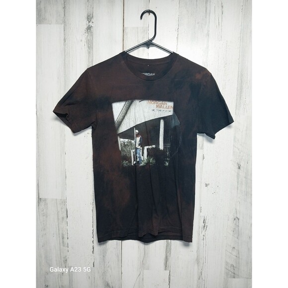Morgan Wallen T-Shirt Tour Exclusive One Thing At A Time Small Black Brown - Picture 1 of 4